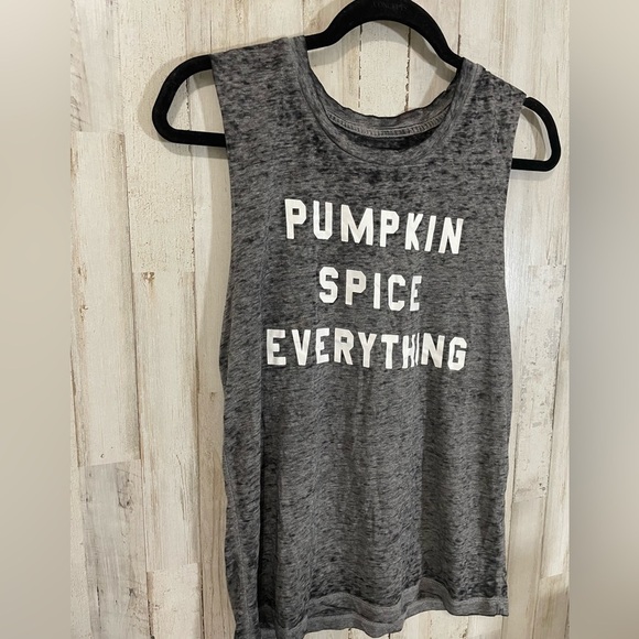 Fifth Sun Tank Women’s Medium Pumpkin Spice Everything - Picture 2 of 6
